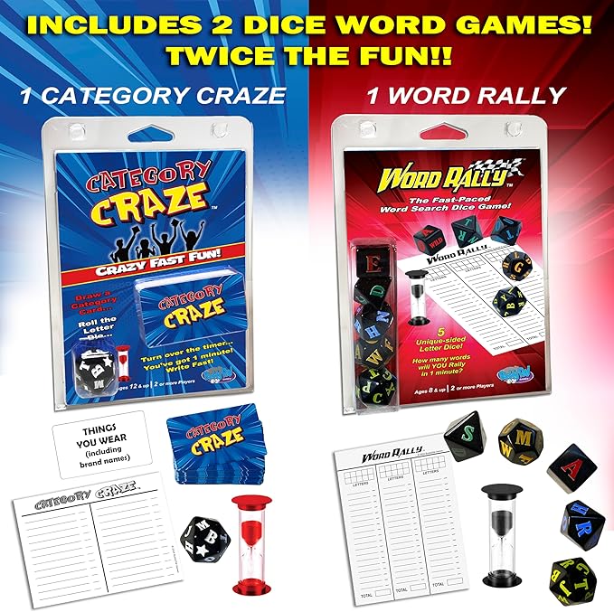 Category Craze / Word Rally Combo Blister Pack
